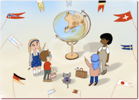 Caesargallery Kids exploring the world